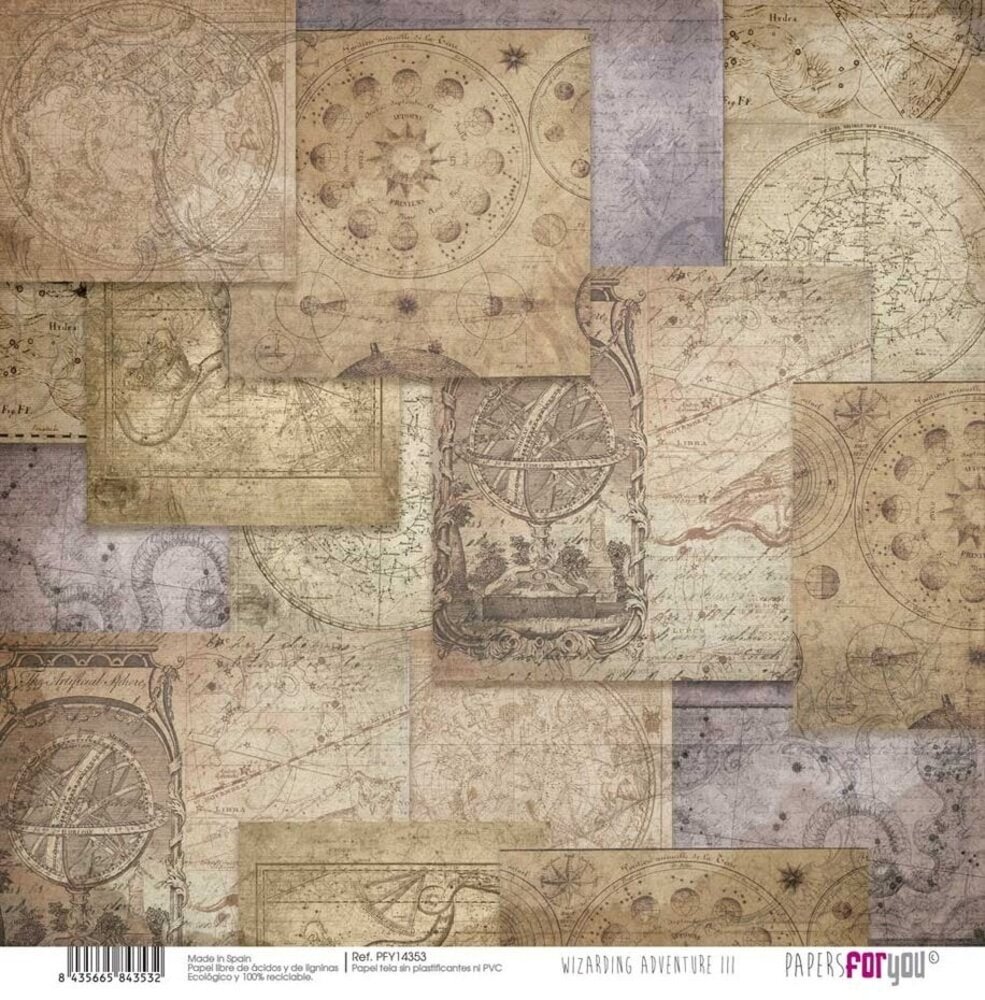 Papers For You Wizarding Adventure III 12x12 Inch Canvas (PFY-14348) Papers For You Wizarding Adventure III 12x12 Inch Canvas (PFY-14348)