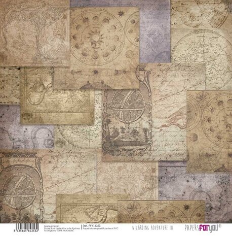 Papers For You Wizarding Adventure III 12x12 Inch Canvas (PFY-14348) Papers For You Wizarding Adventure III 12x12 Inch Canvas (PFY-14348)