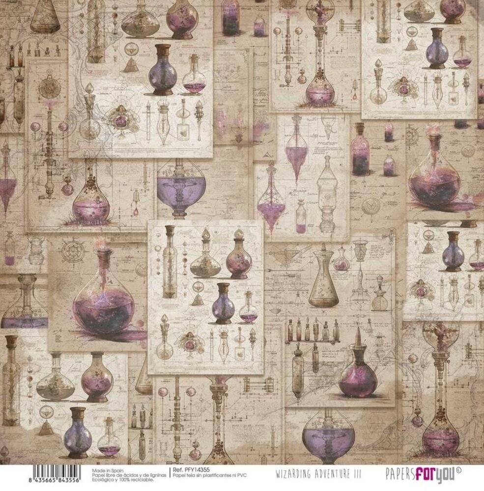 Papers For You Wizarding Adventure III 12x12 Inch Canvas (PFY-14348) Papers For You Wizarding Adventure III 12x12 Inch Canvas (PFY-14348)