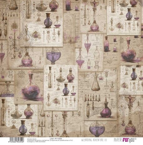 Papers For You Wizarding Adventure III 12x12 Inch Canvas (PFY-14348) Papers For You Wizarding Adventure III 12x12 Inch Canvas (PFY-14348)