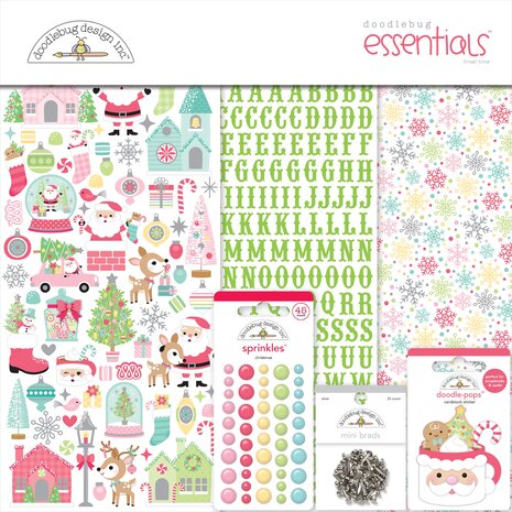 Doodlebug Design Inc. Tinsel Time 12x12 Inch Essentials Kit (8770) Doodlebug Design Inc. Tinsel Time 12x12 Inch Essentials Kit (8770)