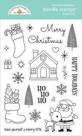 Doodlebug Design Inc. Tinsel Time Doodle Stamps (8743) Doodlebug Design Inc. Tinsel Time Doodle Stamps (8743)