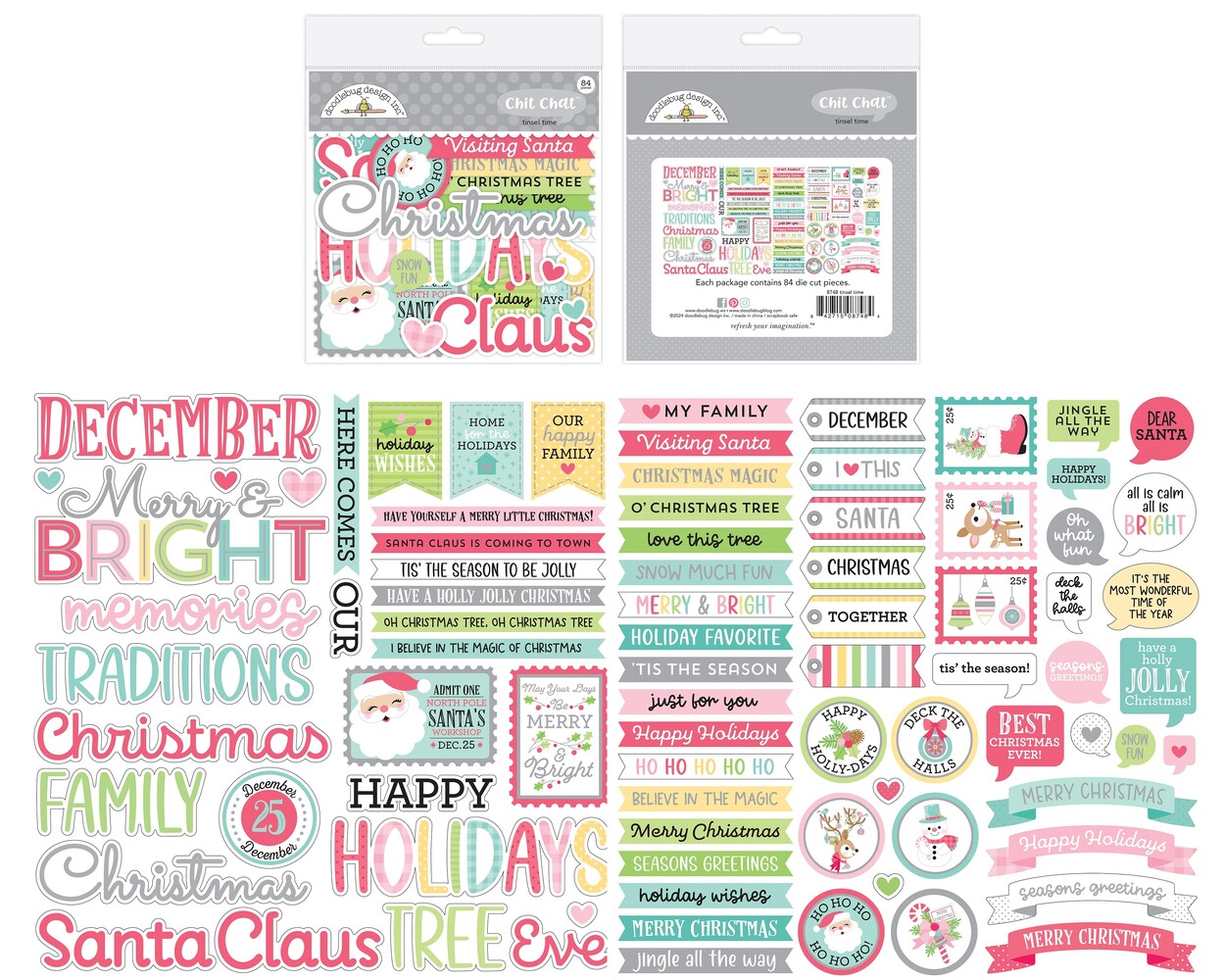 Doodlebug Design Inc. Tinsel Time Chit Chat (8748) Doodlebug Design Inc. Tinsel Time Chit Chat (8748)