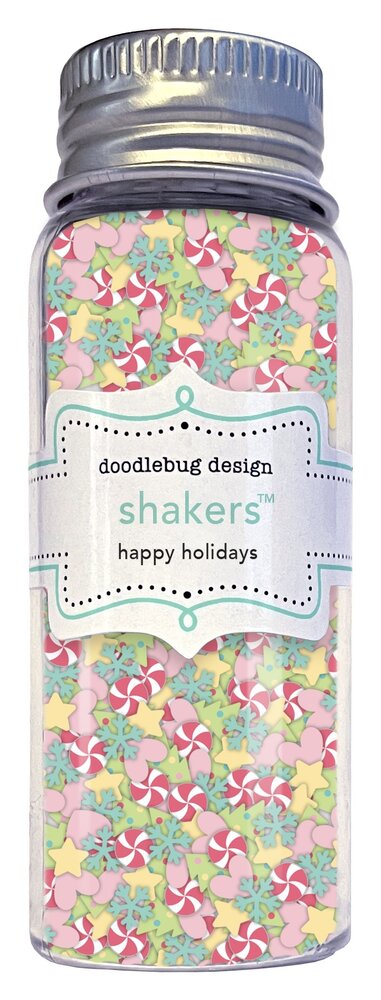 Doodlebug Design Inc. Tinsel Time Happy Holidays Shakers (8733)