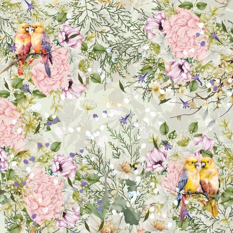 Crafter's Companion Love Birds 12x12 Inch Paper Pad (CC-LB-PAD12) Crafter's Companion Love Birds 12x12 Inch Paper Pad (CC-LB-PAD12)