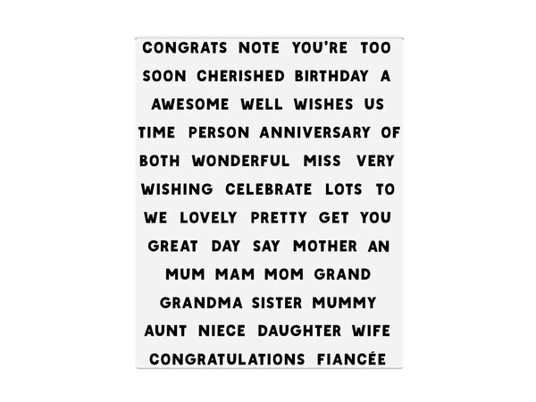 Crafter's Companion All Occasions Sentiments Stamp & Die (CC-STD-AOS) Crafter's Companion All Occasions Sentiments Stamp & Die (CC-STD-AOS)
