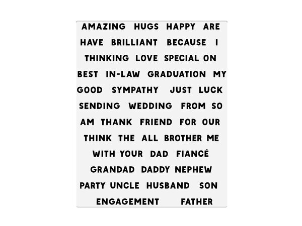 Crafter's Companion All Occasions Sentiments Stamp & Die (CC-STD-AOS) Crafter's Companion All Occasions Sentiments Stamp & Die (CC-STD-AOS)