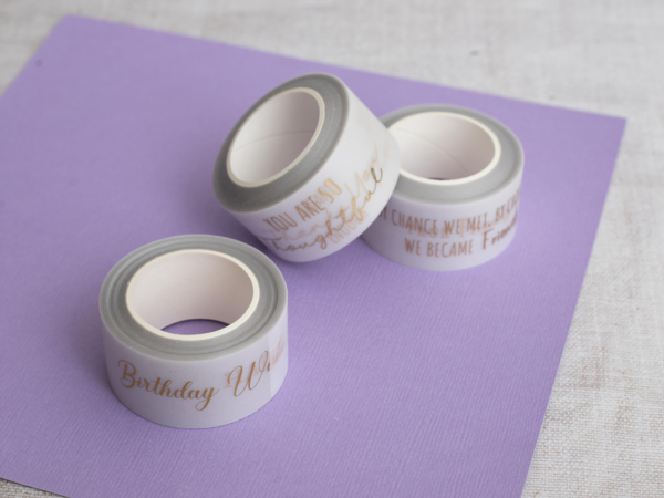 Crafter's Companion Vellum Washi Rolls Gold Sentiments (CC-VWAS-GOLD) Crafter's Companion Vellum Washi Rolls Gold Sentiments (CC-VWAS-GOLD)