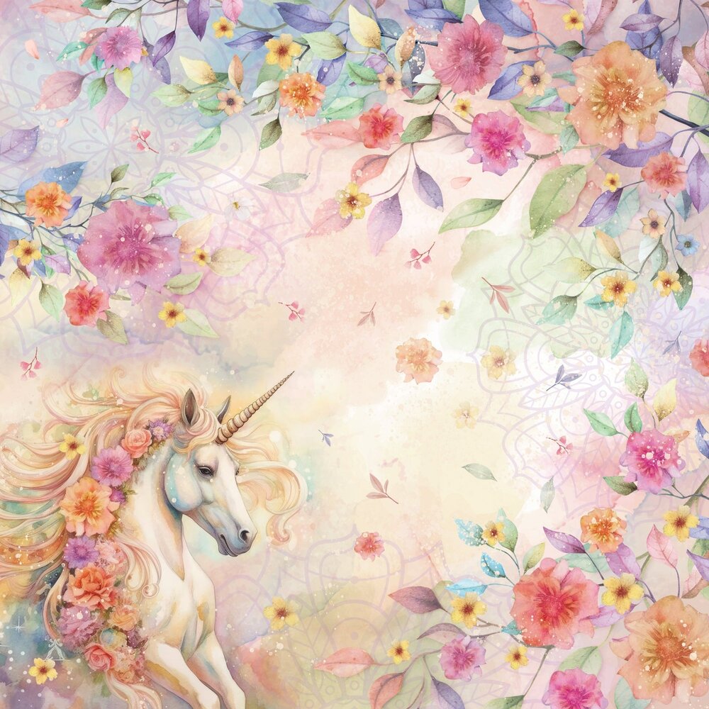 Crafter's Companion Majestic Unicorn 12x12 Inch Paper Pad (MU-PAD12) Crafter's Companion Majestic Unicorn 12x12 Inch Paper Pad (MU-PAD12)