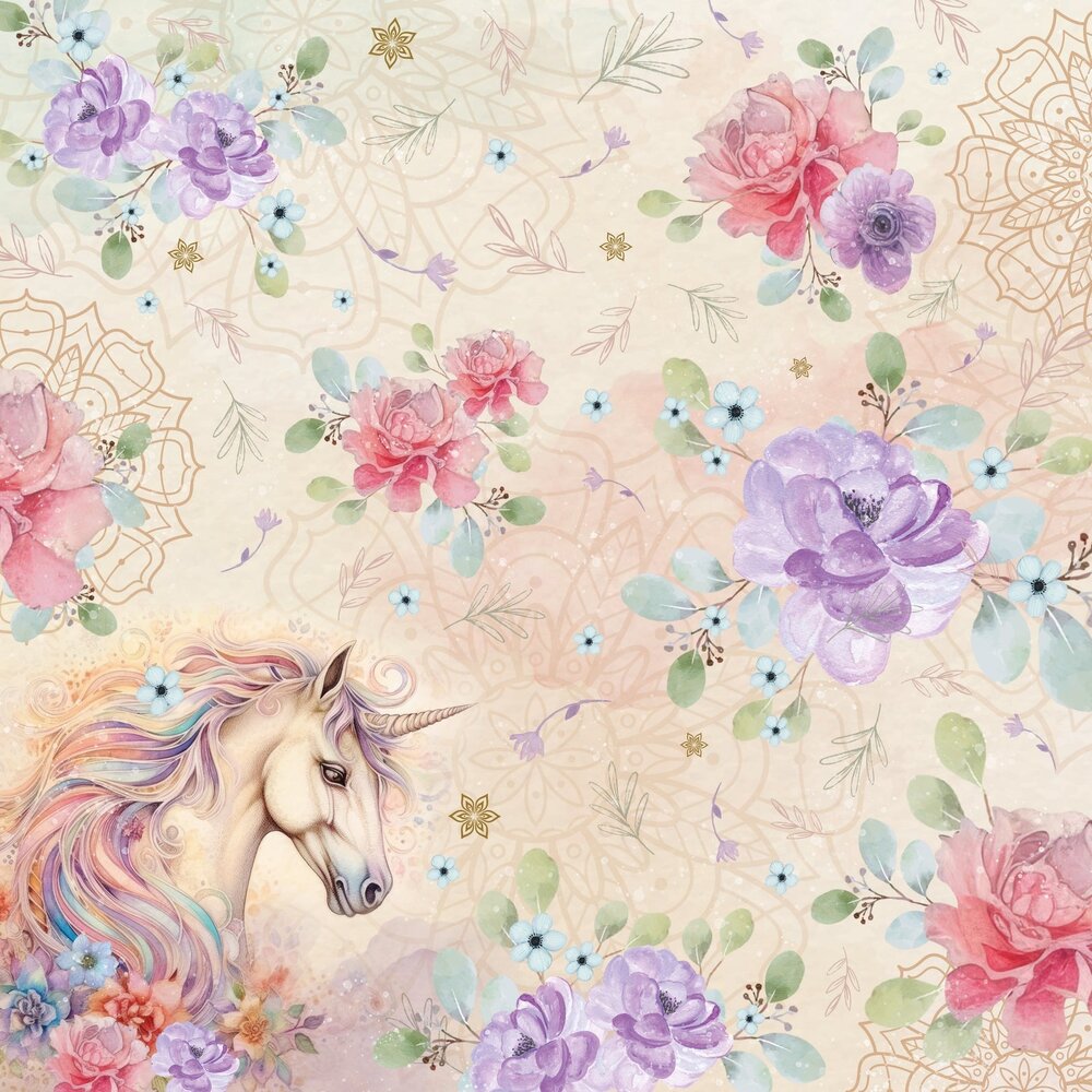 Crafter's Companion Majestic Unicorn 12x12 Inch Paper Pad (MU-PAD12) Crafter's Companion Majestic Unicorn 12x12 Inch Paper Pad (MU-PAD12)