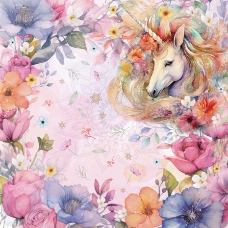 Crafter's Companion Majestic Unicorn 12x12 Inch Paper Pad (MU-PAD12) Crafter's Companion Majestic Unicorn 12x12 Inch Paper Pad (MU-PAD12)