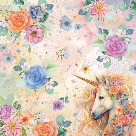 Crafter's Companion Majestic Unicorn 12x12 Inch Paper Pad (MU-PAD12) Crafter's Companion Majestic Unicorn 12x12 Inch Paper Pad (MU-PAD12)