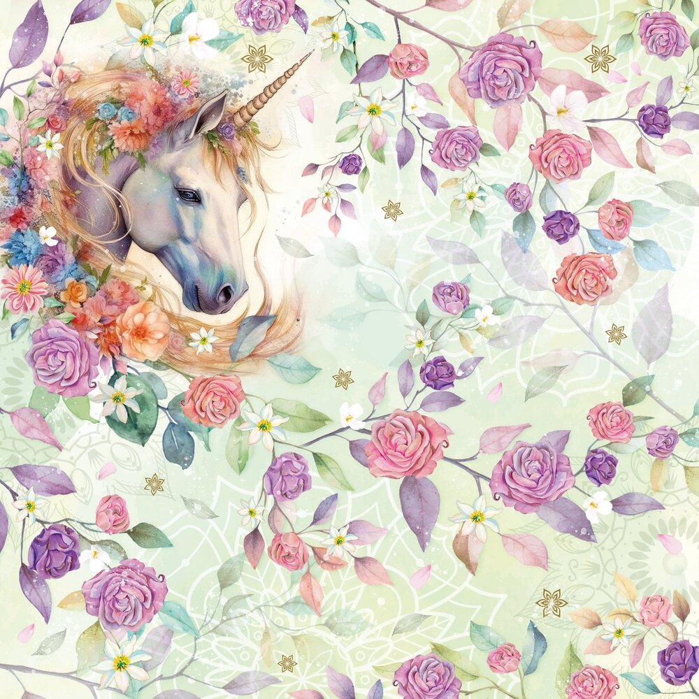 Crafter's Companion Majestic Unicorn 12x12 Inch Paper Pad (MU-PAD12) Crafter's Companion Majestic Unicorn 12x12 Inch Paper Pad (MU-PAD12)