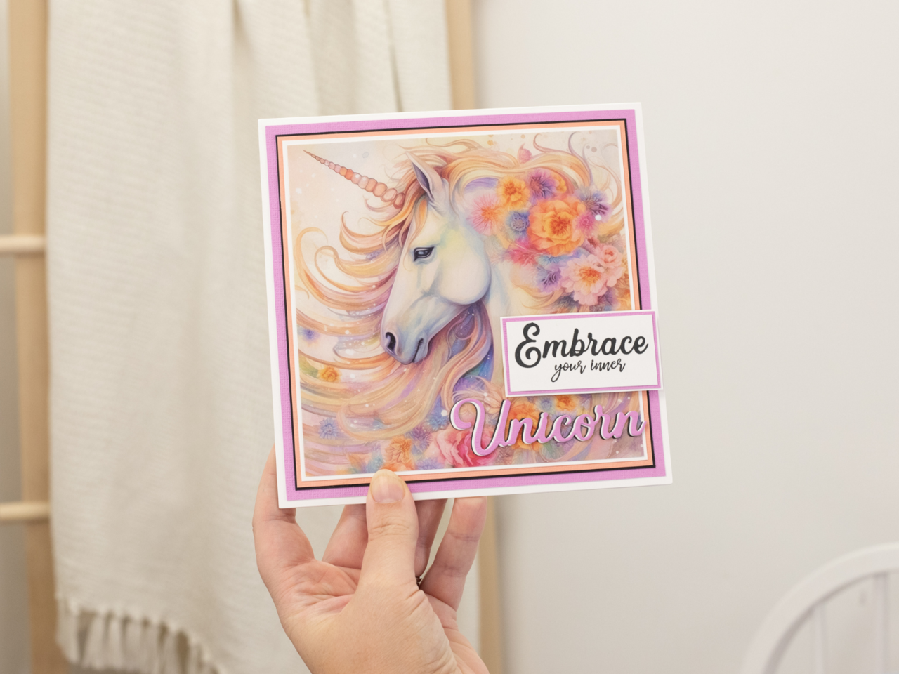 Crafter's Companion Majestic Unicorn Stamp & Die Born to be a Unicorn (MU-STD-BOUN)