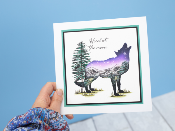 Sheena Wild Nature Stencil Set Howling at the Moon (SD-DEWN-STEN-HATM) Sheena Wild Nature Stencil Set Howling at the Moon (SD-DEWN-STEN-HATM)