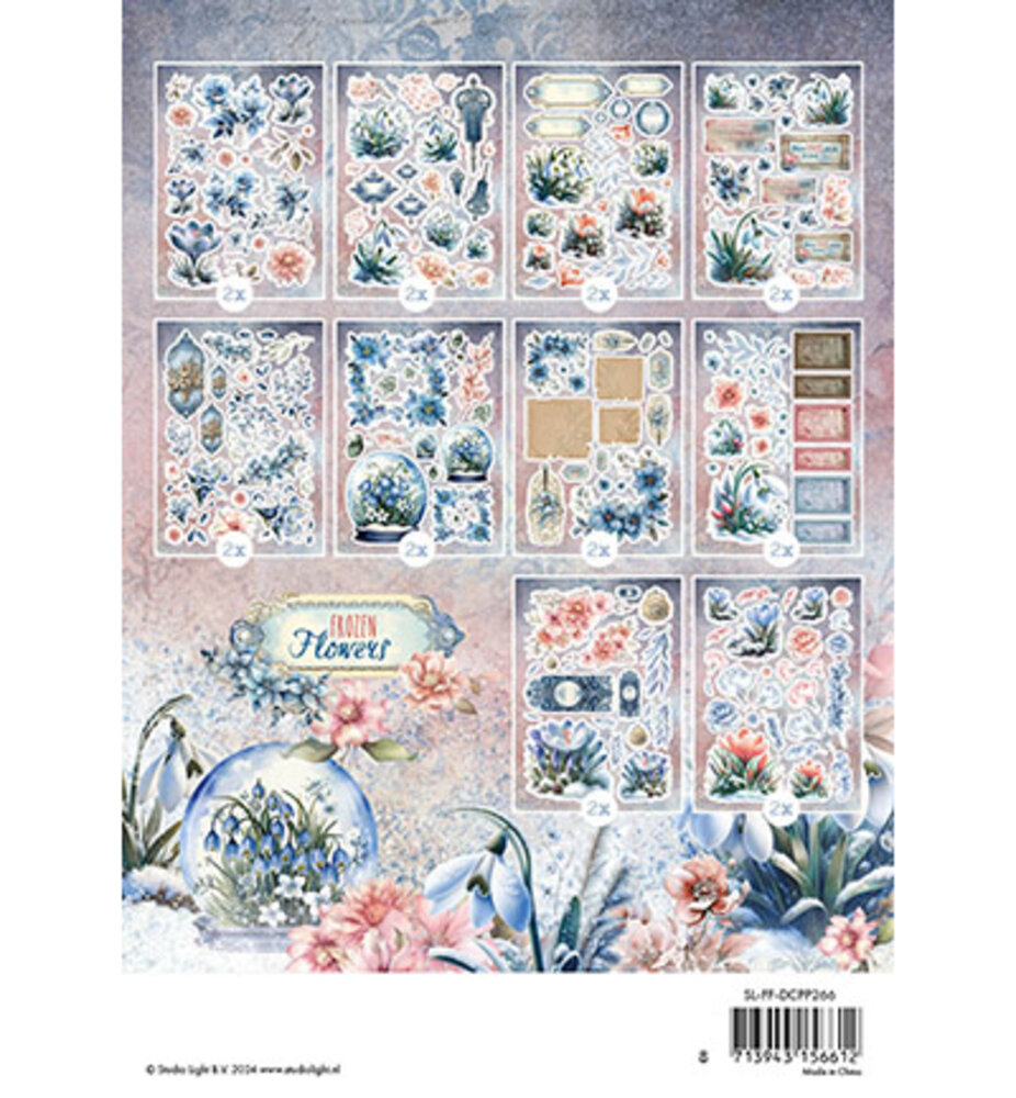 Studio Light Frozen Flowers A5 Die-Cut Paper Pad (SL-FF-DCPP266) Studio Light Frozen Flowers A5 Die-Cut Paper Pad (SL-FF-DCPP266)