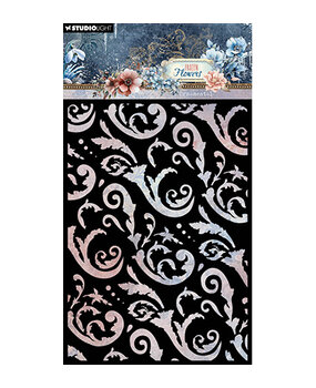 Studio Light Frozen Flowers Masking Stencil Ornamental (SL-FF-MASK313)