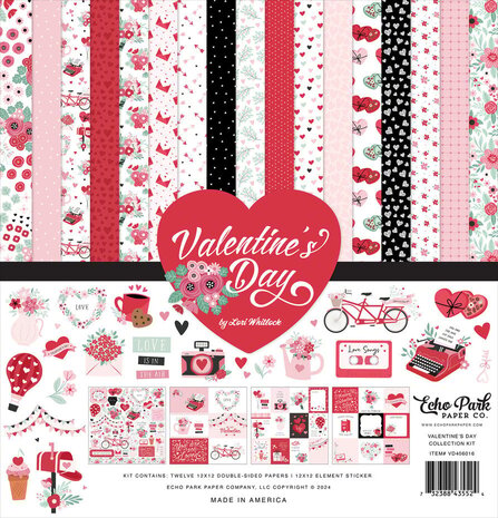 Echo Park Valentine's Day 12x12 Inch Collection Kit (VD406016)