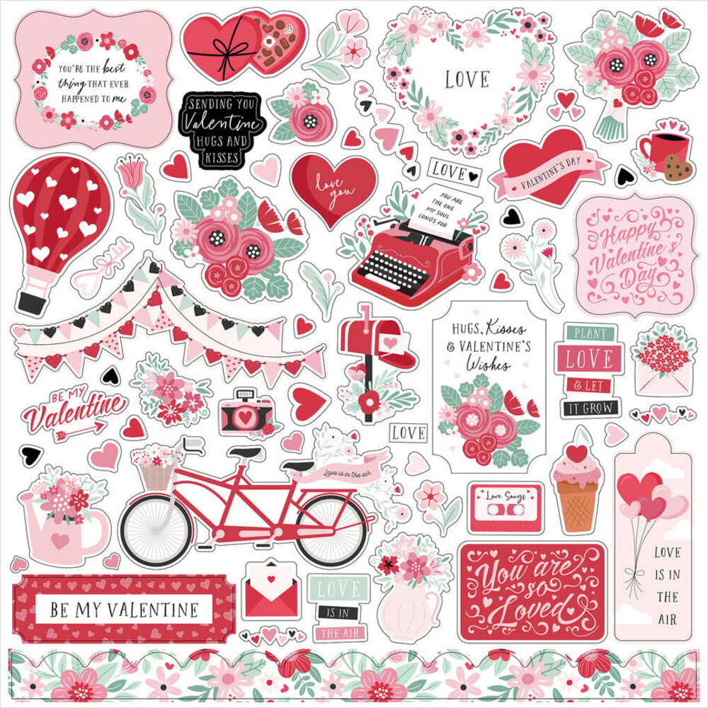 Echo Park Valentine's Day 12x12 Inch Collection Kit (VD406016)