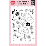 Echo Park Valentine's Day Clear Stamp Plant Love Florals (VD406043)*