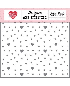Echo Park Valentine's Day Stencil Growing Love Hearts (VD406034)* Echo Park Valentine's Day Stencil Growing Love Hearts (VD406034)*