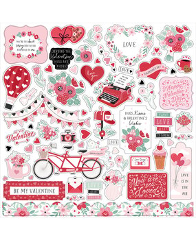 Echo Park Valentine's Day 12x12 Inch Element Sticker (VD406014) Echo Park Valentine's Day 12x12 Inch Element Sticker (VD406014)