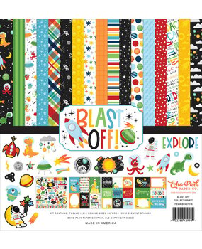 Echo Park Blast Off 12x12 Inch Collection Kit (BO407016) Echo Park Blast Off 12x12 Inch Collection Kit (BO407016)