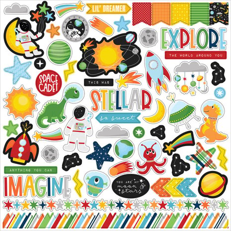 Echo Park Blast Off 12x12 Inch Collection Kit (BO407016) Echo Park Blast Off 12x12 Inch Collection Kit (BO407016)