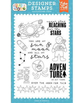 Echo Park Blast Off Clear Stamp My Sun And Moon (BO407040)