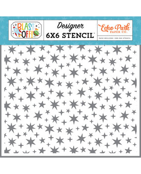 Echo Park Blast Off Stencil Stellar Starbursts (BO407033) Echo Park Blast Off Stencil Stellar Starbursts (BO407033)