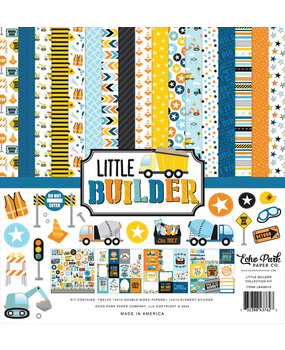 Echo Park Little Builder 12x12 Inch Collection Kit (LB408016) Echo Park Little Builder 12x12 Inch Collection Kit (LB408016)