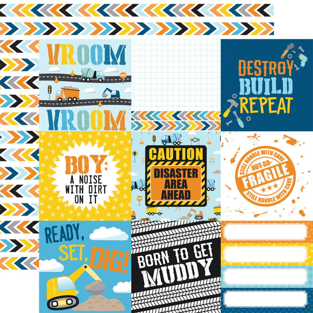 Echo Park Little Builder 12x12 Inch Collection Kit (LB408016) Echo Park Little Builder 12x12 Inch Collection Kit (LB408016)