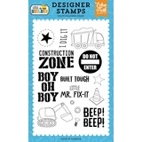 Echo Park Little Builder Clear Stamp Construction Zone (LB408041)