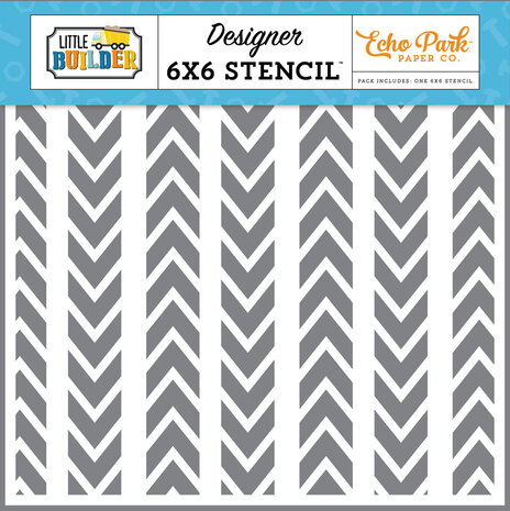 Echo Park Little Builder Stencil Muddy Tires (LB408033)