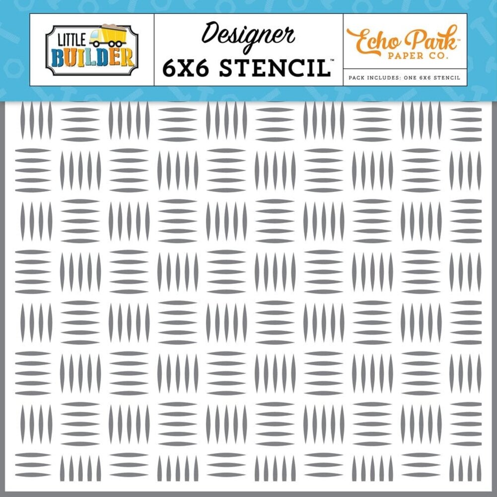 Echo Park Little Builder Stencil Built Tough Tread (LB408034)