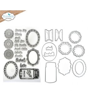 Elizabeth Craft Designs Whispers of Nature Stamp & Dies Small Doilies & Tabs (CSD384) Elizabeth Craft Designs Whispers of Nature Stamp & Dies Small Doilies & Tabs (CSD384)