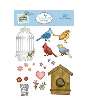 Elizabeth Craft Designs Whispers of Nature Dies Birds & Dwellings (2197) Elizabeth Craft Designs Whispers of Nature Dies Birds & Dwellings (2197)