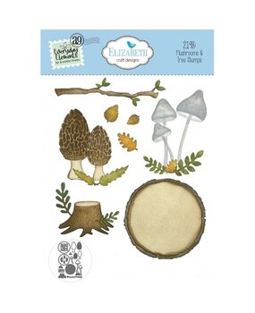 Elizabeth Craft Designs Whispers of Nature Dies Mushrooms & Tree Stumps (2198) Elizabeth Craft Designs Whispers of Nature Dies Mushrooms & Tree Stumps (2198)