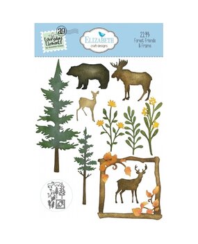 Elizabeth Craft Designs Whispers of Nature Dies Forest Friends & Frame (2199) Elizabeth Craft Designs Whispers of Nature Dies Forest Friends & Frame (2199)