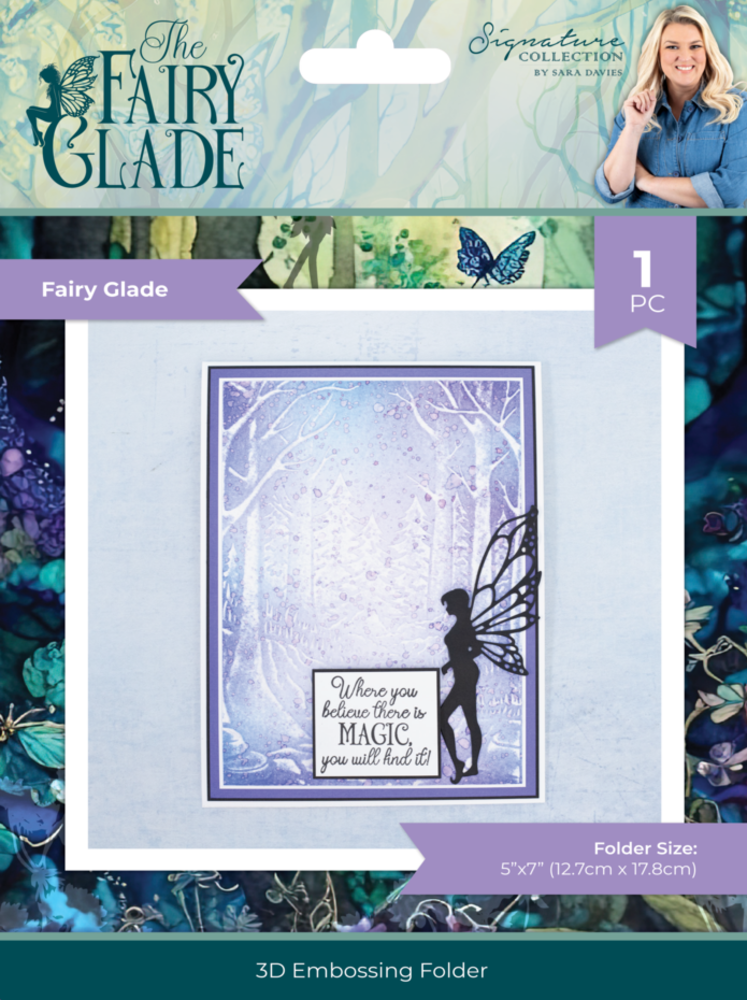 Crafter's Companion Fairy Glade 3D Embossing Folder Fairy Glade (SS-FG-3D-EF5-FAGL) Crafter's Companion Fairy Glade 3D Embossing Folder Fairy Glade (SS-FG-3D-EF5-FAGL)