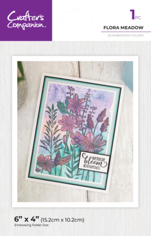 Crafter's Companion Flora Meadow 2D Embossing Folder (CC-EF4-FLOM) Crafter's Companion Flora Meadow 2D Embossing Folder (CC-EF4-FLOM)