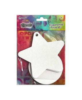 Ranger Dylusions Dyamond Boards Large Baubles & Stars (DYM86758)