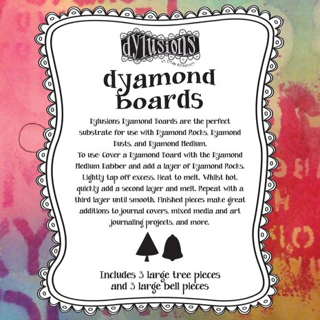 Ranger Dylusions Dyamond Boards Large Trees & Bells (DYM86772) Ranger Dylusions Dyamond Boards Large Trees & Bells (DYM86772)