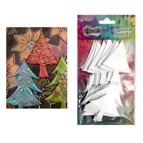 Ranger Dylusions Dyamond Boards Small Trees (DYM86864) Ranger Dylusions Dyamond Boards Small Trees (DYM86864)
