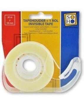 SOHO Plakbandhouder met Invisible Plakband (374373) SOHO Plakbandhouder met Invisible Plakband (374373)
