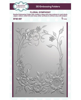 Creative Expressions Floral Symphony 3D Embossing Folder (EF3D-087) Creative Expressions Floral Symphony 3D Embossing Folder (EF3D-087)