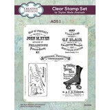 Creative Expressions Taylor Made Journals Clear Stamp A5 Ads 1 (CEC1138)