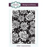 Creative Expressions Background Rubber Stamp A6 Enamoured Roses (CER067)