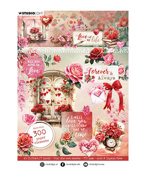Studio Light Love of my life A5 Die-Cut Paper Pad (SL-LL-DCPP273) Studio Light Love of my life A5 Die-Cut Paper Pad (SL-LL-DCPP273)