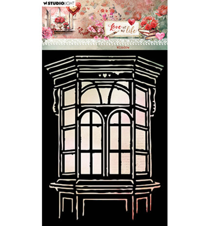 Studio Light Love of my life Masking Stencil Window (SL-LL-MASK314) Studio Light Love of my life Masking Stencil Window (SL-LL-MASK314)